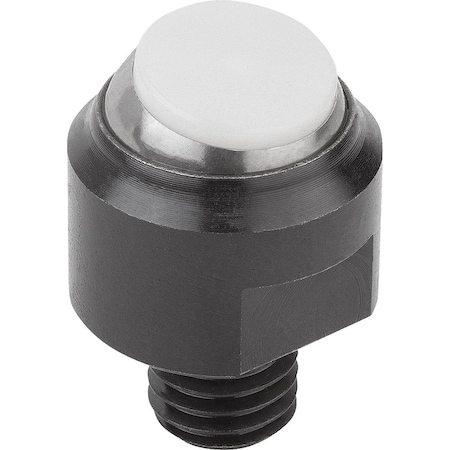 Kipp Self-Aligning Pads M12 D1=20, Form:D Carbon Steel, Comp:Ball-Bearing Steel K0282.212